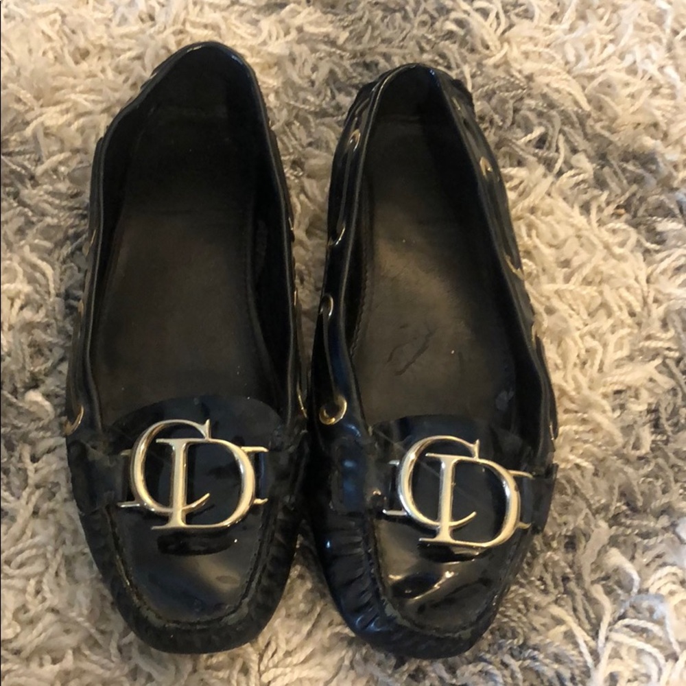 Christian dior flat shoes